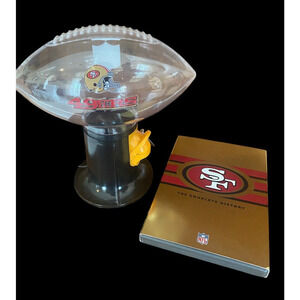 San Francisco 49ers Candy Dispenser Football Vintage & Complete History DVD Lot